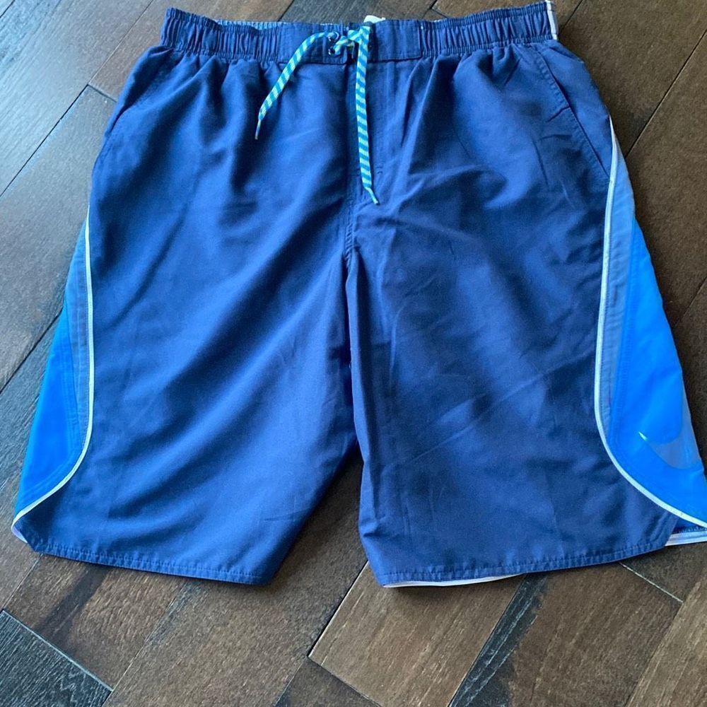 ‎Mens Nike swimming trunks blue size large spring summer swim